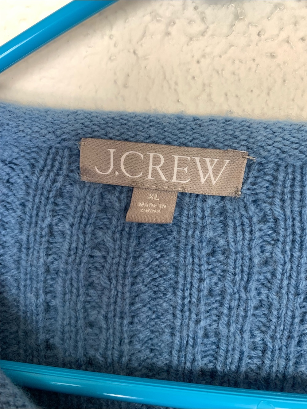 J Crew lambs wool double breasted cardigan size xl old money preppy - Picture 3 of 8